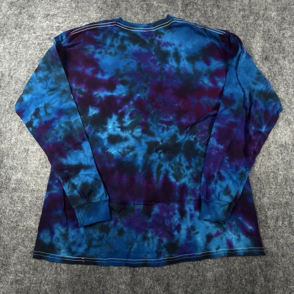 Grateful Dead Liquid Blue XL New Years Eve 1987 Oakland Tie Dye Long Sleeve
